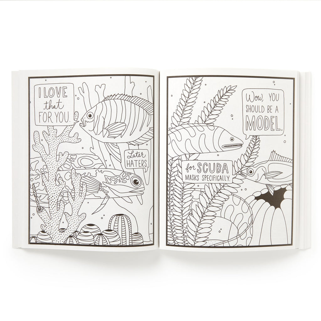 Judgy Fish Coloring Book