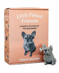Little Felted Friends: French Bulldog: Dog Needle-Felting Beginner Kit