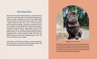 Little Felted Friends: French Bulldog: Dog Needle-Felting Beginner Kit