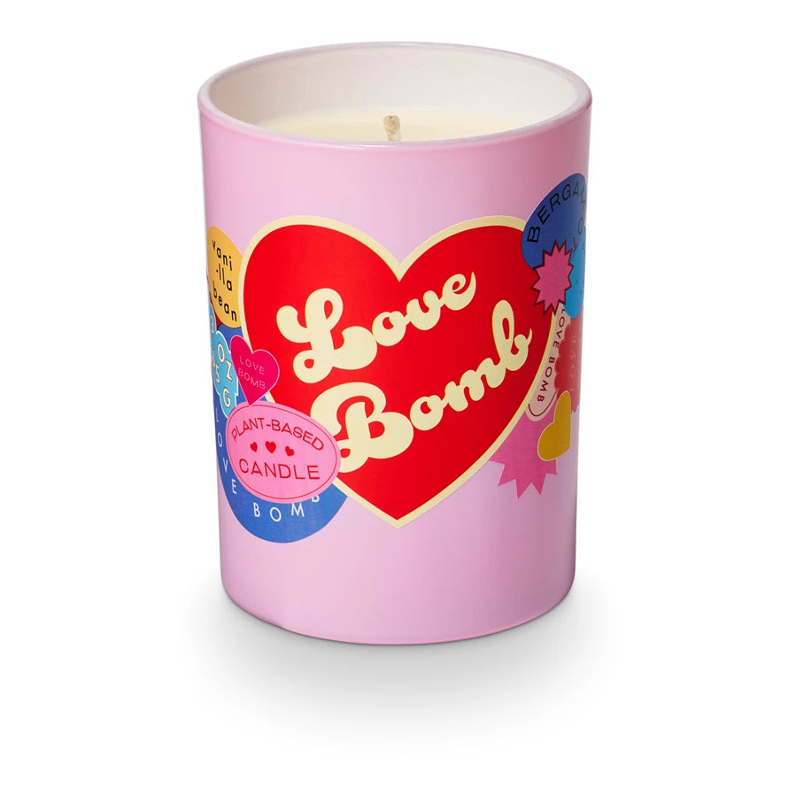Love Bomb Glass Candle