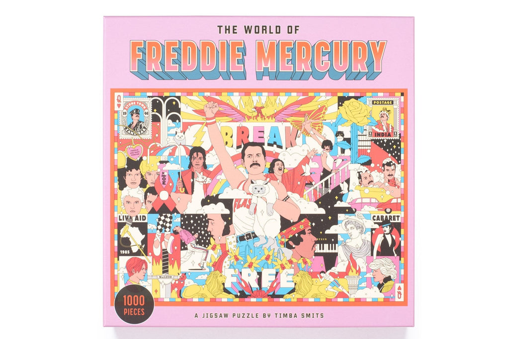 The World of Freddie Mercury 1000 Piece Puzzle: A Jigsaw Puzzle