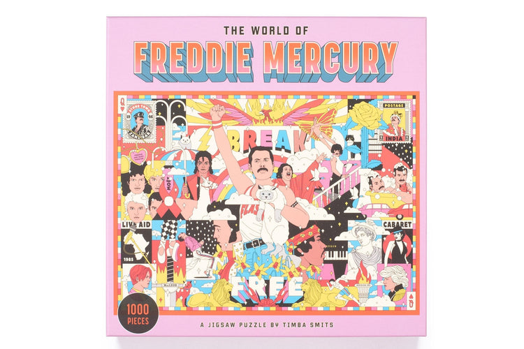The World of Freddie Mercury 1000 Piece Puzzle: A Jigsaw Puzzle