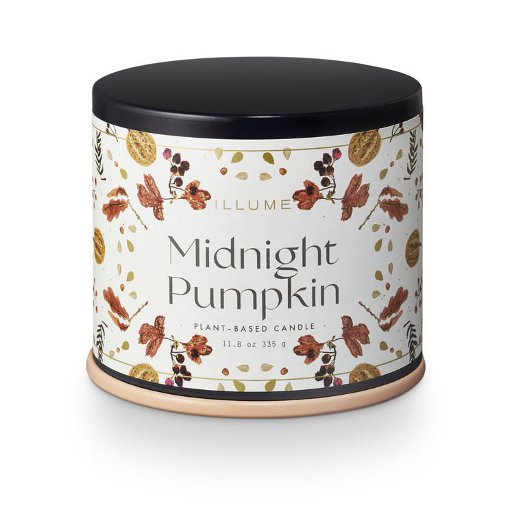 Midnight Pumpkin Vanity Tin Candle