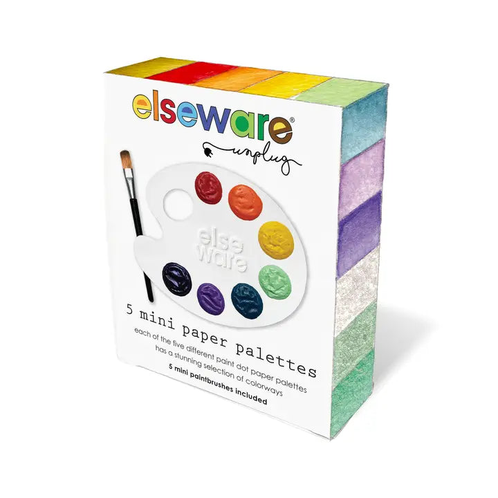 Mini Watercolor Paper Palettes - Set of 5