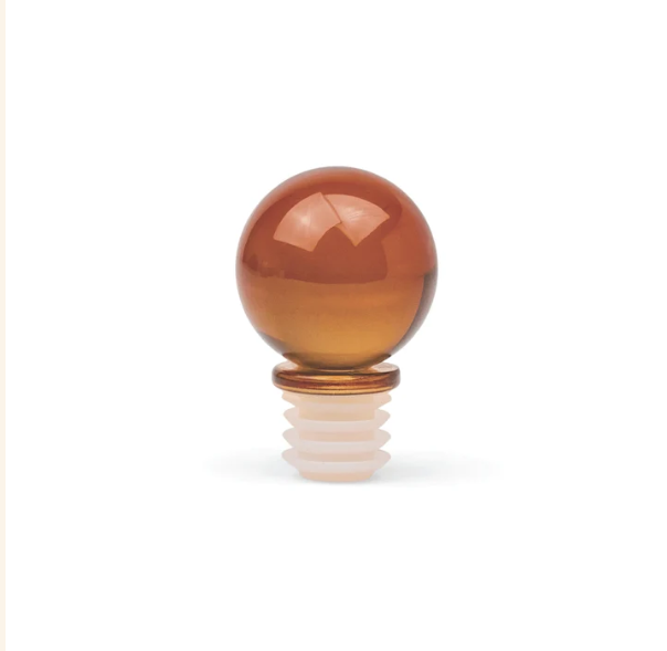 Glass Bottle Stopper - The Moony Amber