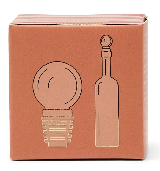 Glass Bottle Stopper - The Moony Amber