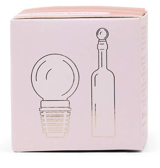 Glass Bottle Stopper - The Moony Blush