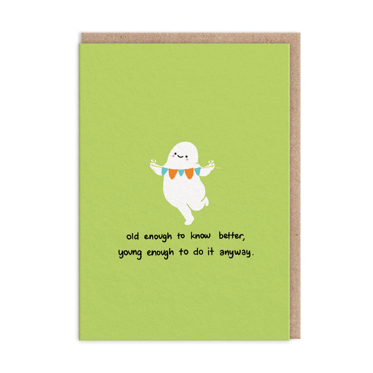Old Enough Birthday Card