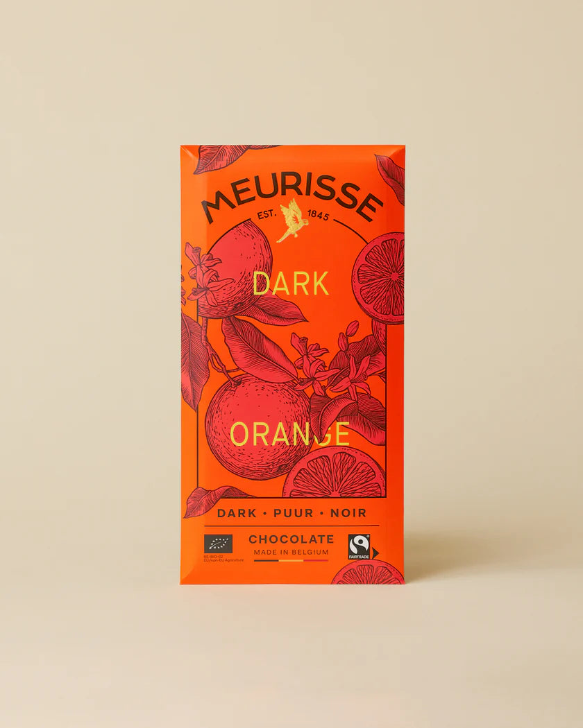 Meurisse Dark Chocolate With Orange Bar