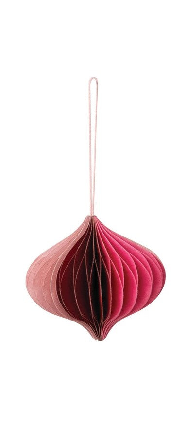 Recycled Paper Folding Honeycomb Ornament