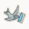 Pigeon Tattoo sticker
