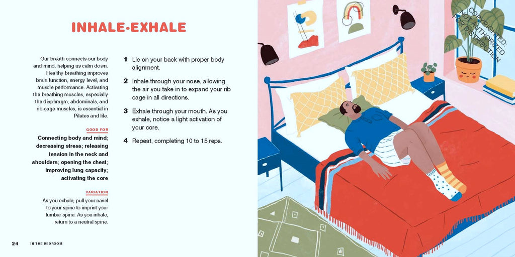 Pajama Pilates: 40 Exercises for Stretching, Strengthening, and Toning at Home