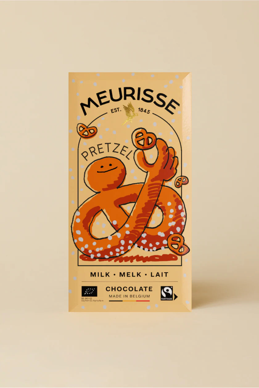 Meurisse Pretzel Milk Chocolate Bar