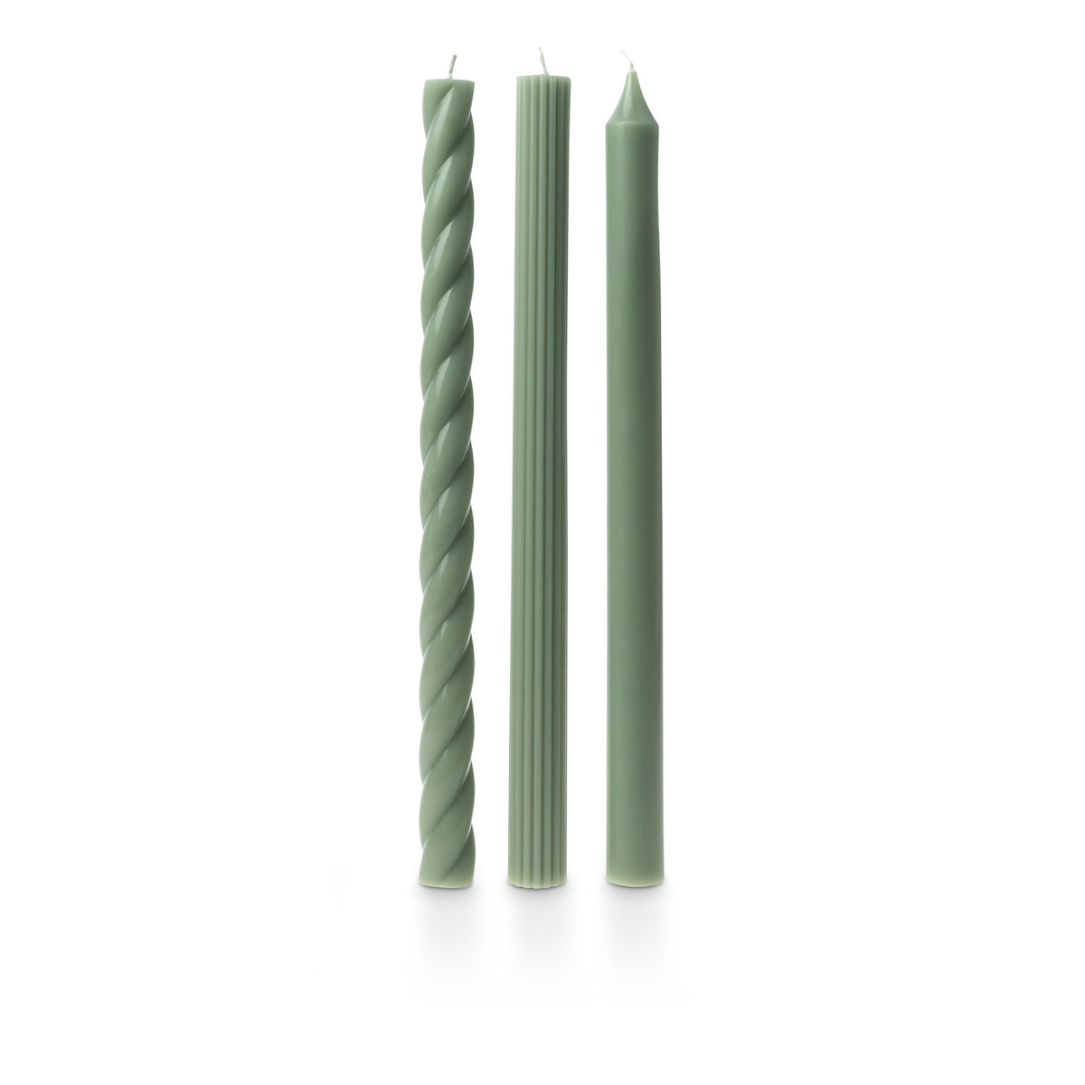 Sage Taper Candles - 3 pack