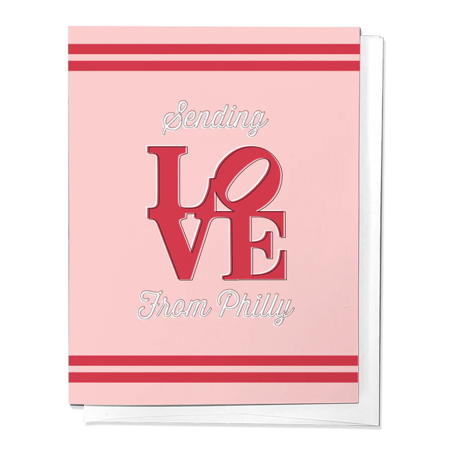 Sending Love From Philly Greeting Card