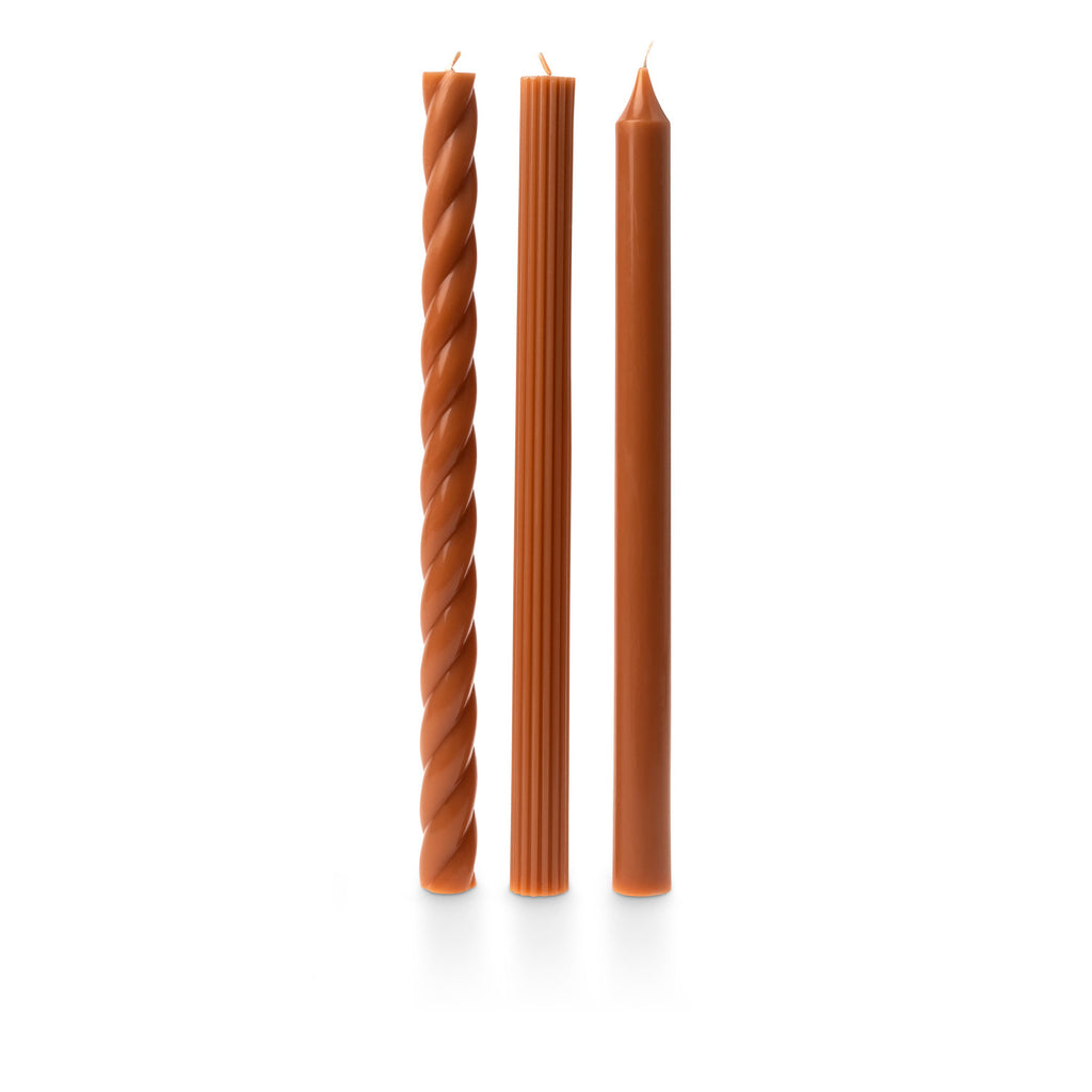 Terra Candle Tapers - 3 Pack