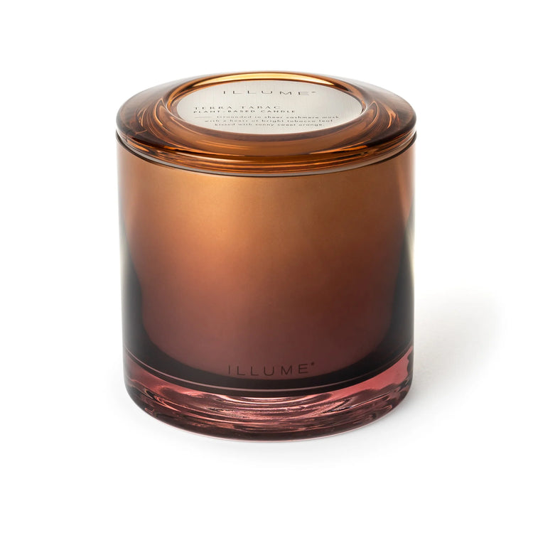 Terra Tabac Statement Glass Candle