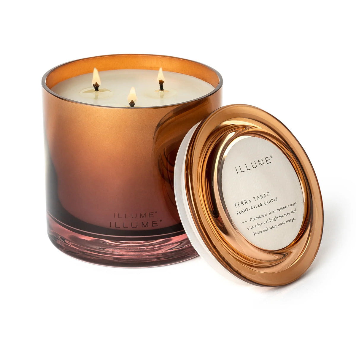 Terra Tabac Statement Glass Candle