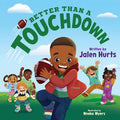 Jalen Hurts of the Philadelphia Eagles on the cover of his book. Go Birds