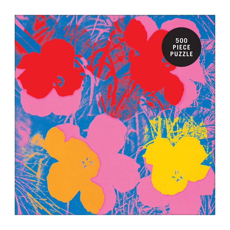 Andy Warhol Flowers 500 Piece Puzzle