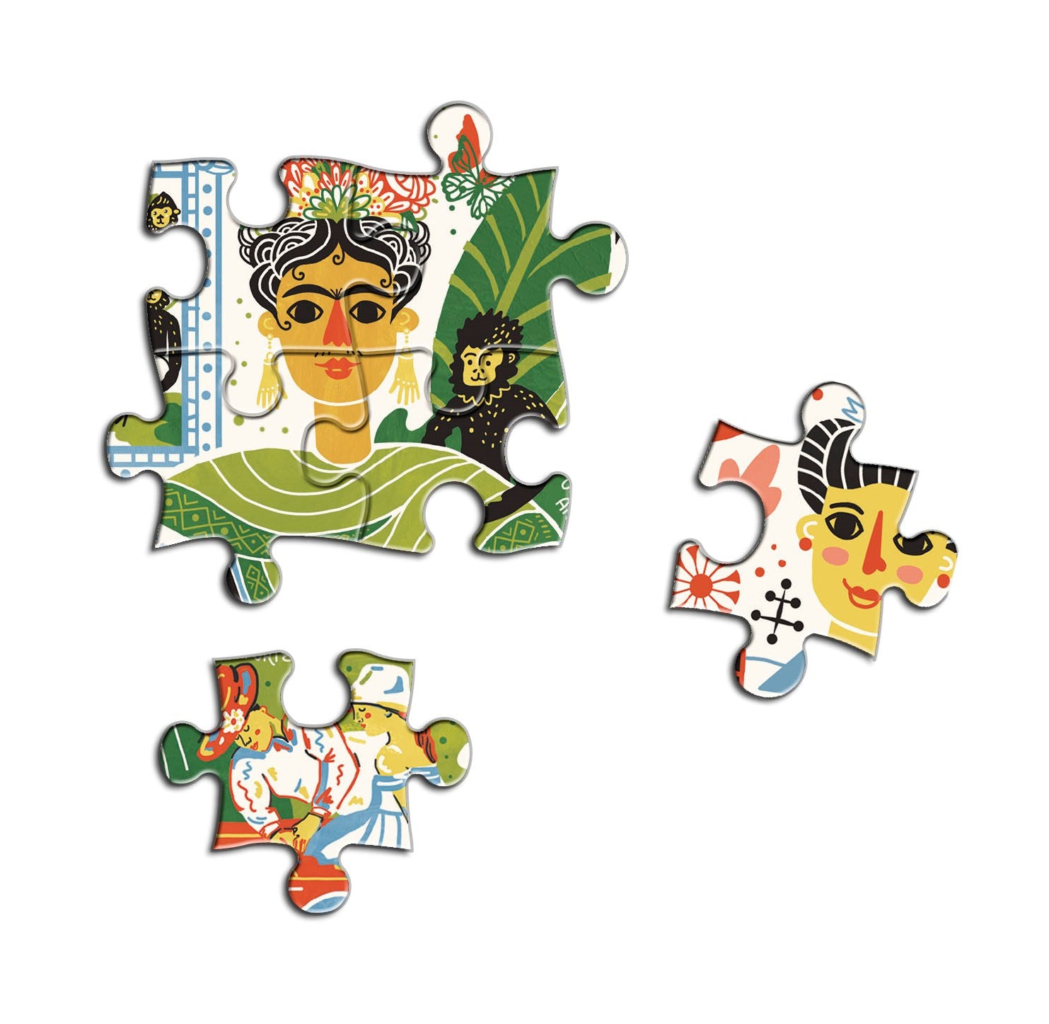 Women In Art Puzzle: Fearless Creatives Who Inspired the World 500-Piece Jigsaw Puzzle and Poster