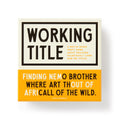 Working Title Game