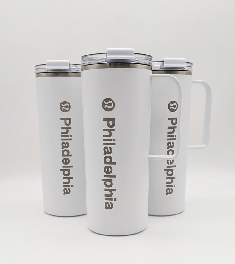 Engraved Lululemon tumblers