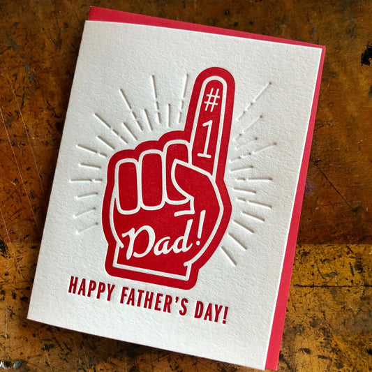 Father's Day Foam Hand Card