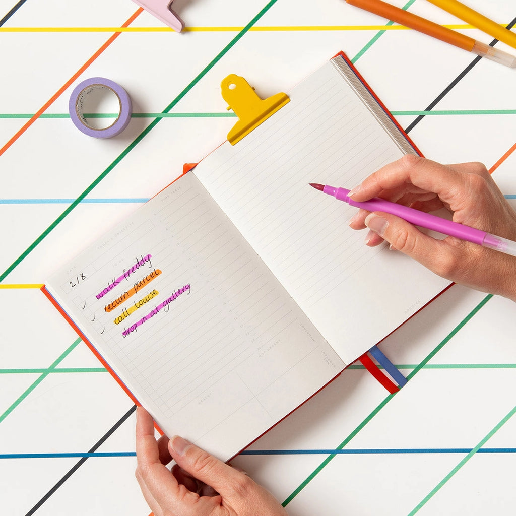 Off-Black Fabric Daily Planner