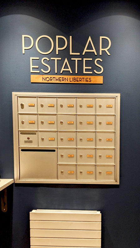 Poplar mailboxes