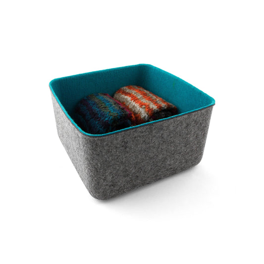 felt·like·it!™ 7x7 storage bins: Sky-blue