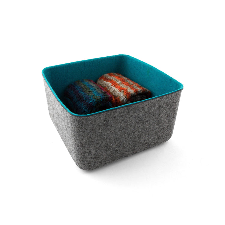 felt·like·it!™ 7x7 storage bins: Sky-blue