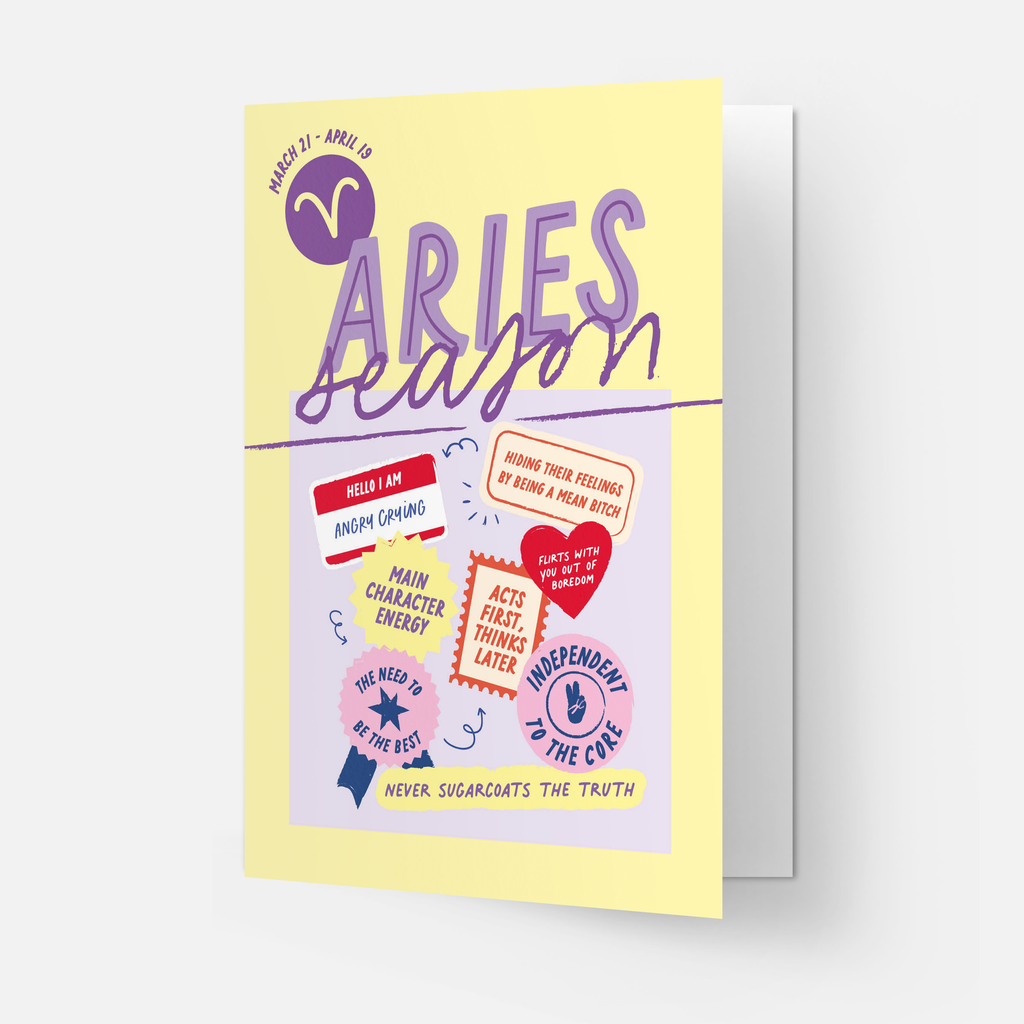 ZODIAC Aries Card