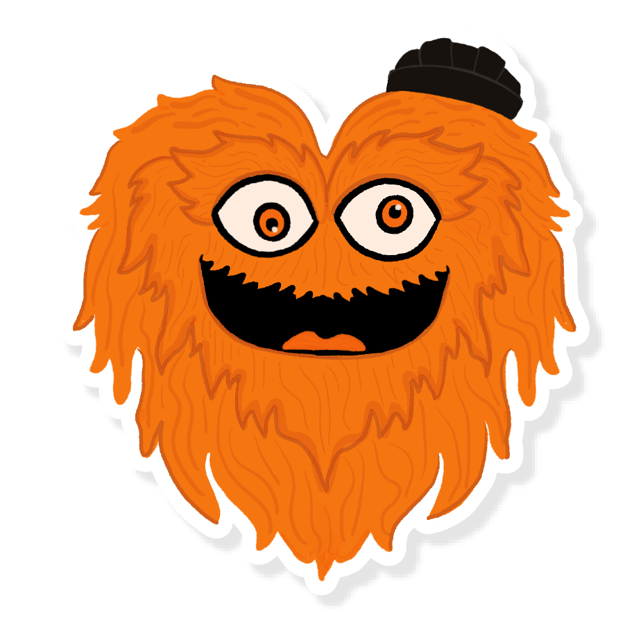 Gritty Love Philadelphia Vinyl Sticker