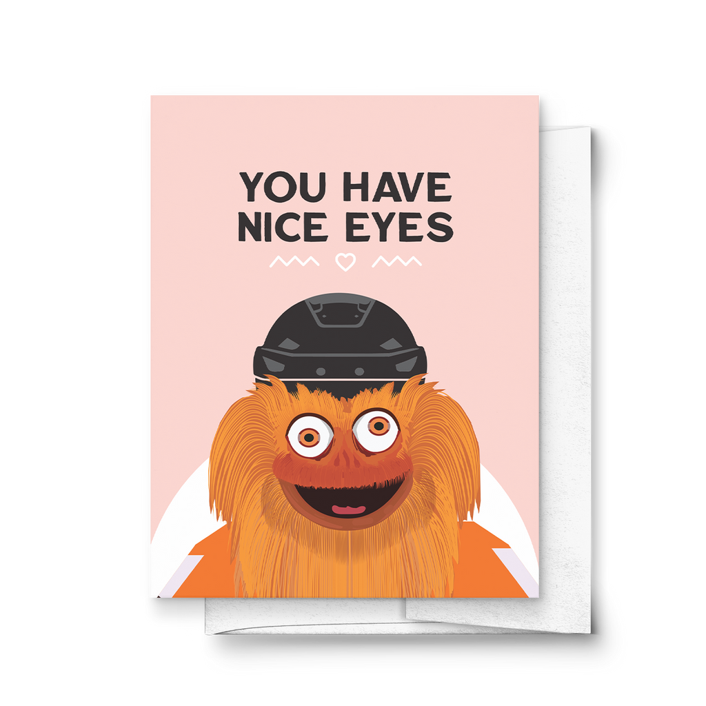 You Have Nice Eyes Gritty Card