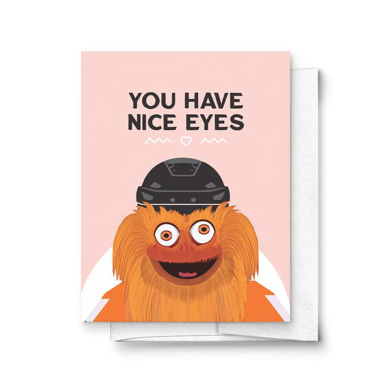 You Have Nice Eyes Gritty Card