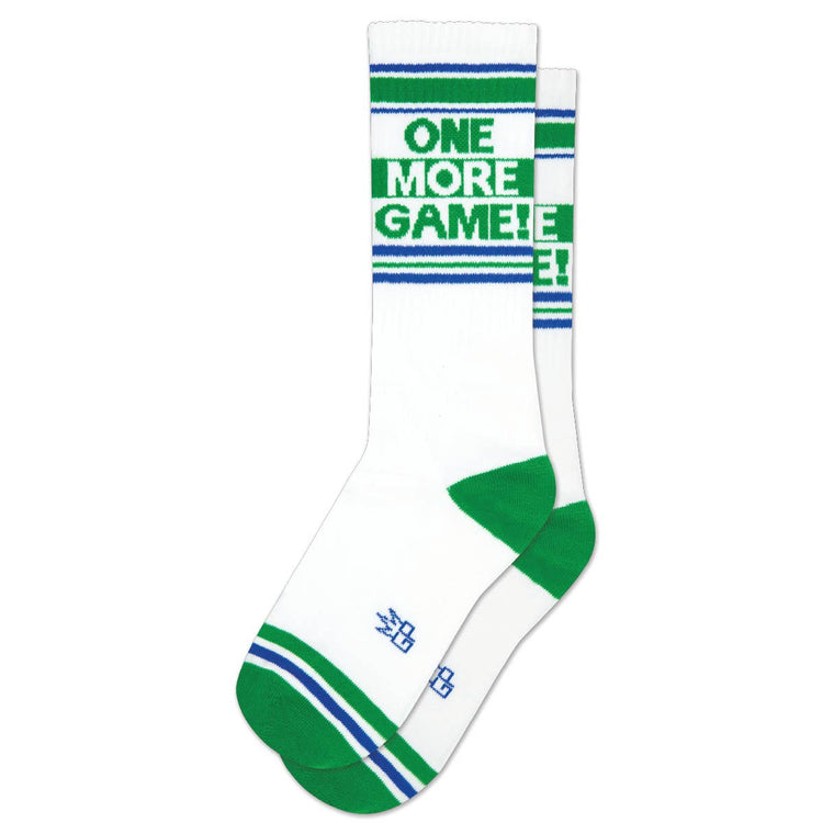 One More Game! Gym Crew Sock
