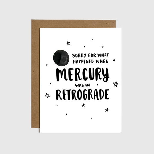 Mercury Retrograde Card