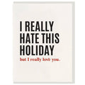 I Hate Valentines Card