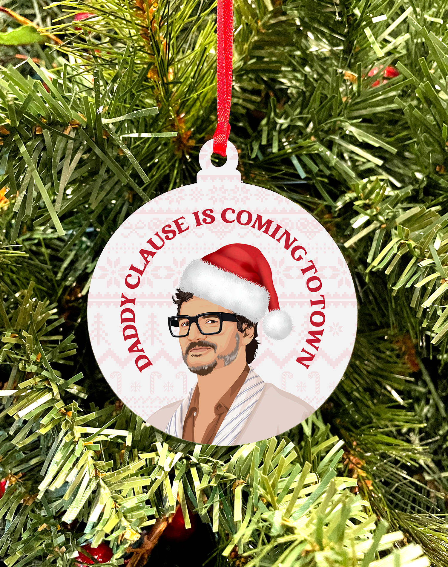 Pedro is Daddy Clause Tree Ornament