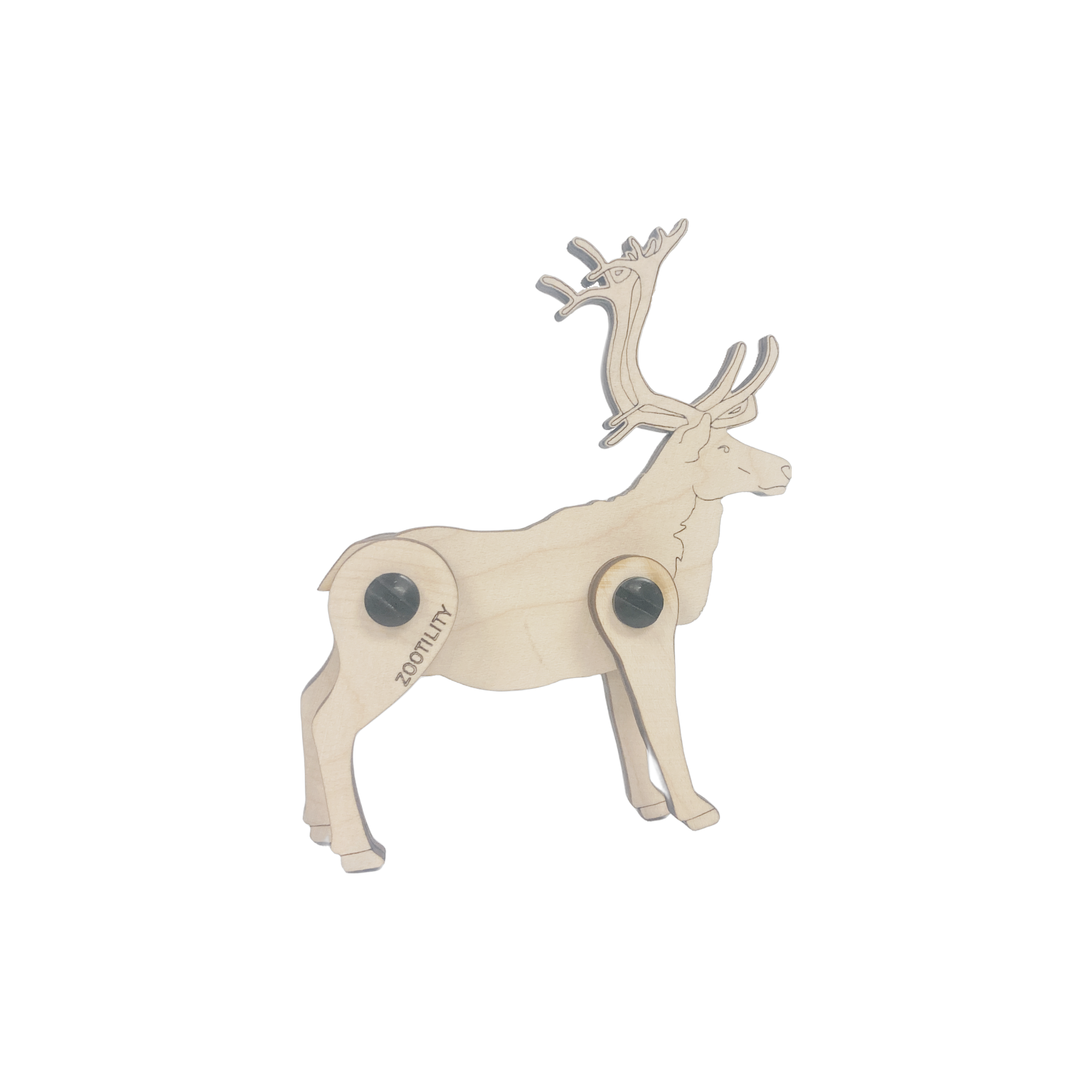 Wooden 3D Puzzle Toy - Reindeer