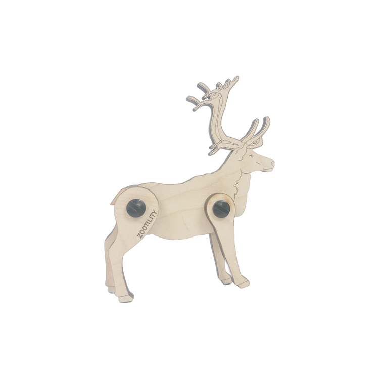 Wooden 3D Puzzle Toy - Reindeer
