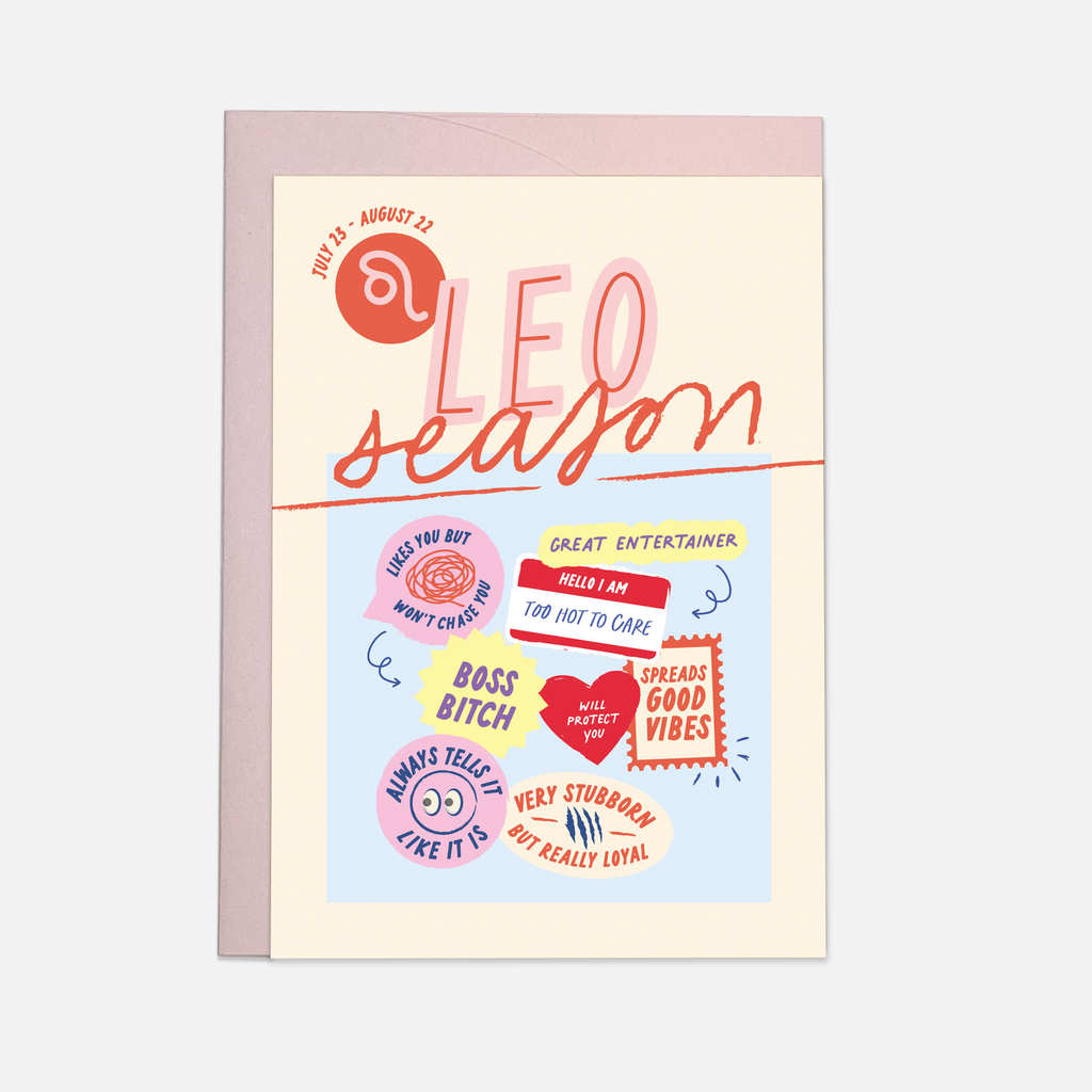 ZODIAC Leo Card