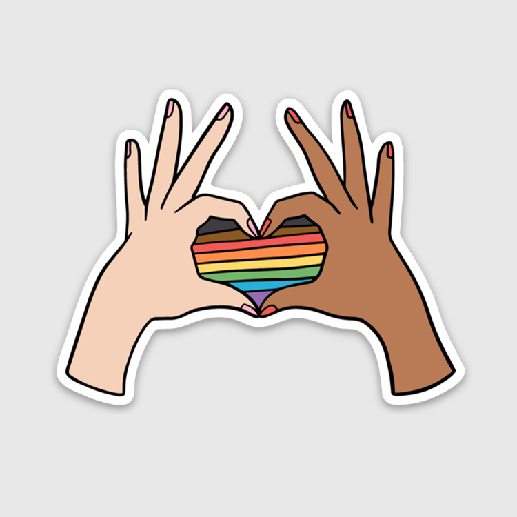 Pride Heart Sticker