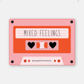 Mixed Feelings - Mix Tape - Vinyl Sticker