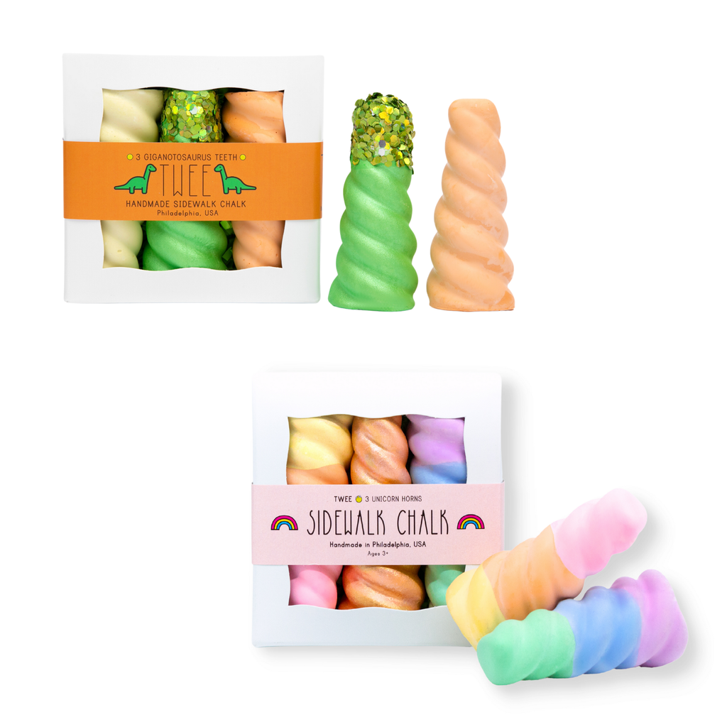 Horns and Teeth Handmade Sidewalk Chalk