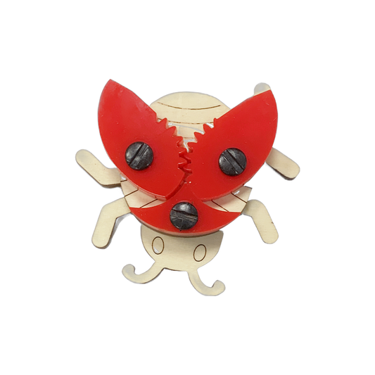 Wooden 3D Puzzle Toy - Insects: Ladybug