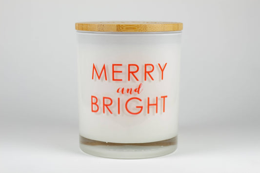 Merry & Bright Christmas Holiday Soy Candle: Cranberry Chutney