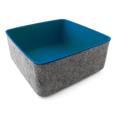 felt·like·it!™ 9x9 storage bins: Sky-blue