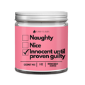 Naughty, Nice, Innocent Until Proven Guilty Candle